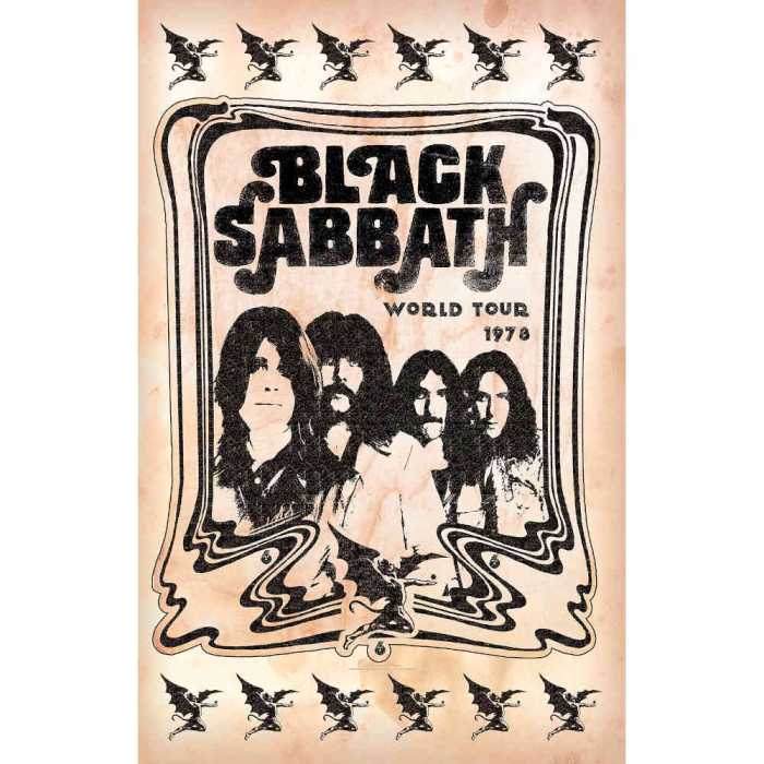 - 1978 world & Empire SABBATH BLACK Heavy Tour | Flagge - Metal Rock