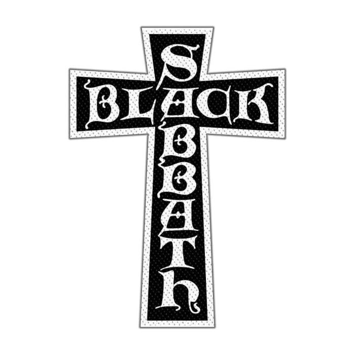BLACK SABBATH - Cross Logo Cut Out - Patch