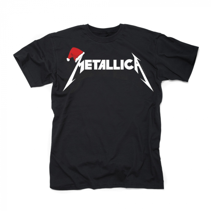 METALLICA - Santa Hat Logo - T-Shirt
