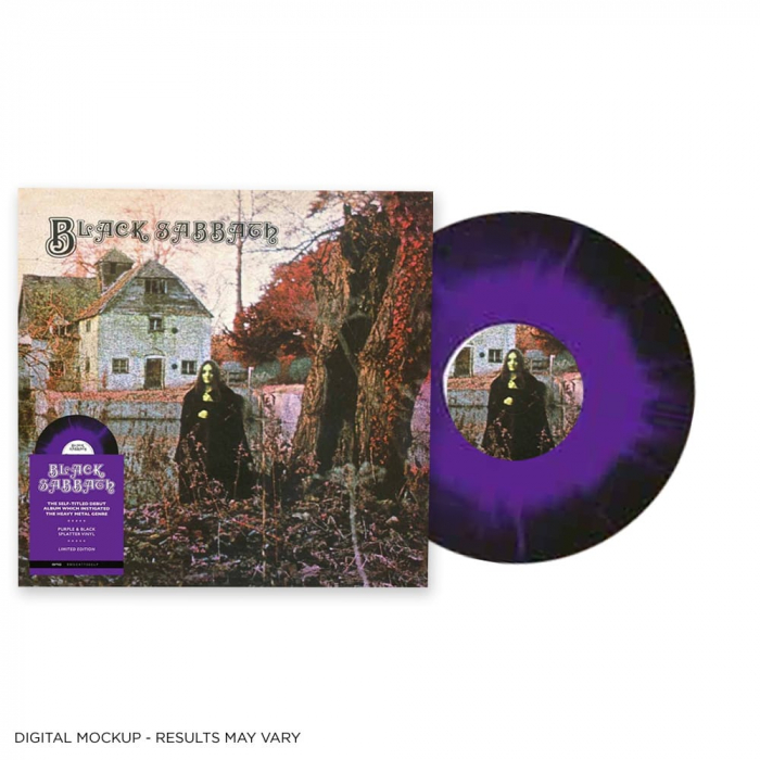 BLACK SABBATH - Black Sabbath - PURPLE BLACK Splatter Vinyl