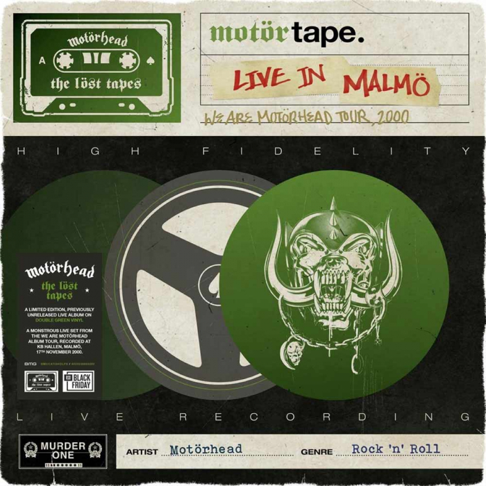 MOTÖRHEAD - The Löst Tapes Vol. 3 - Live In Malmö 2000 - GREEN 2-Vinyl