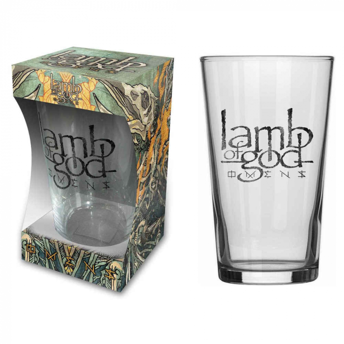 LAMB OF GOD - Omens - Beer Glass