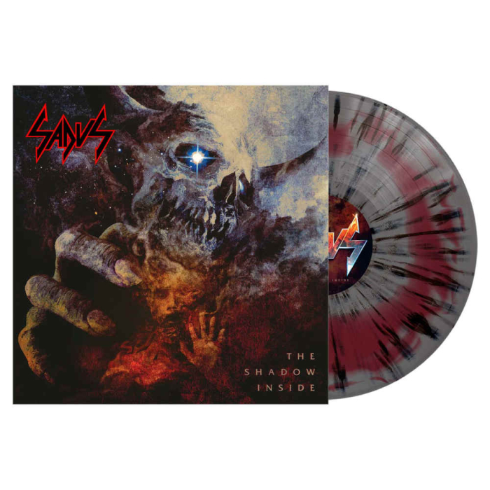 SADUS   The Shadow Inside   RED SILVER Swirl BLACK Splatter Vinyl