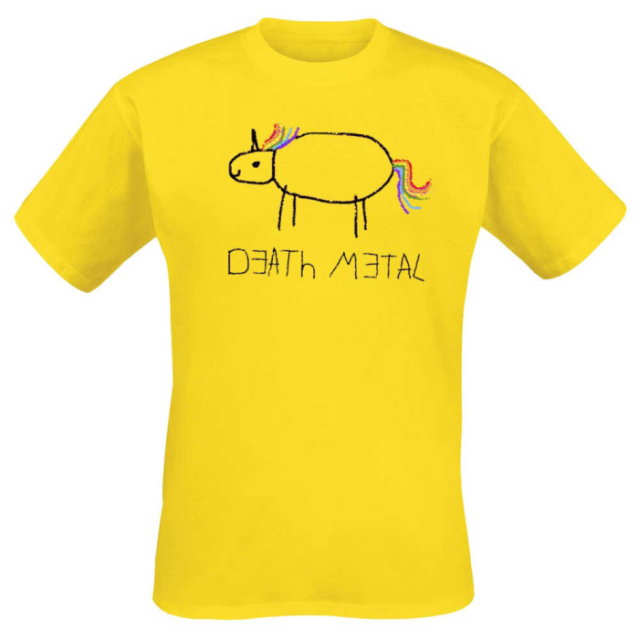 Unicorn Heavy Metal T-Shirt Unicorn Heavy Metal T-Shirt