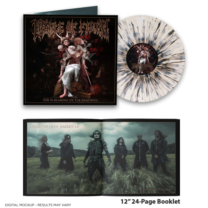 Cradle of Filth The Screaming Of The Valkyries - white black splatter Vinyl | Rock & Heavy Metal Empire Cradle of Filth The Screaming Of The Valkyries - white black splatter Vinyl | Rock & Heavy Metal Empire