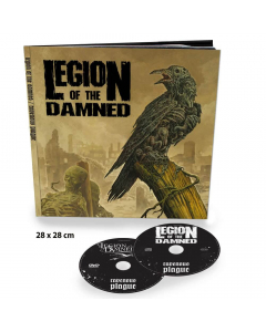 18562-1 legion of the damned ravenous plague earbook cd + dvd thrash metal