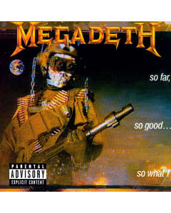 Megadeth album cover So Far, So Good... So What!