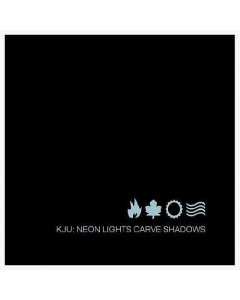 kju neon lights carve shadows