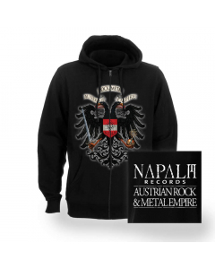 Napalm Records Austrian Rock & Metal Empire zip hoodie front
