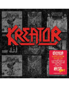 Kreator album cover Love Us Or Hate Us - The Very Best Of  The Noise Years