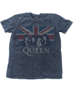 QUEEN - Vintage Union Jack Washed / T-Shirt