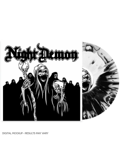 Night Demon - BLACK WHITE Smash Vinyl