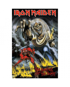 iron maiden - number of the beast - flagge
