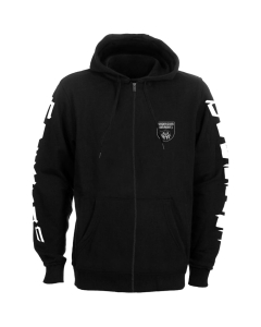 imerpium dekadenz black metal zip hoodie