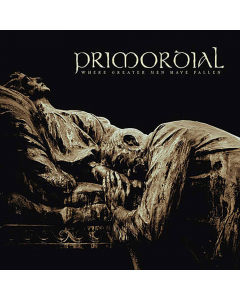 Primordial album cover Where Greater Men Have Fallen