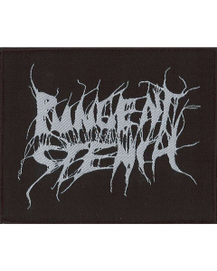Pungent Stench White Logo On Black Patch