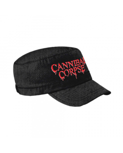 Cannibal Corpse logo army cap