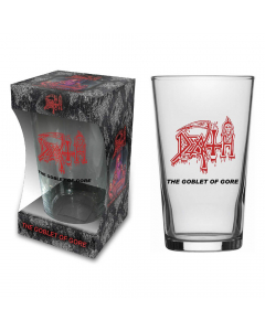 Death The Goblet Of Gore beer glass