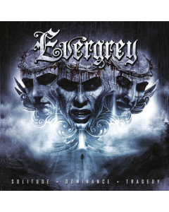 Evergrey album cover Solitude, Dominance, Tragedy