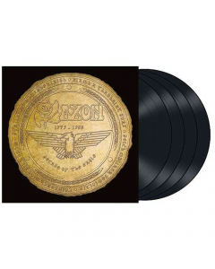 Saxon Decade Of The Eagle Black 4 LP