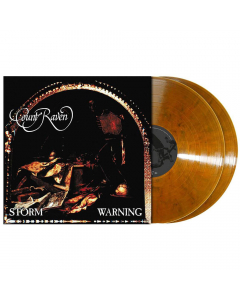 Storm Warning CLEAR/RUSTY BROWN Marbled 2-LP Gatefold