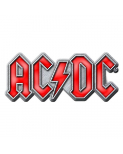 AC/DC Red Logo Metal Pin