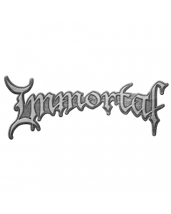 Immortal logo metal pin badge