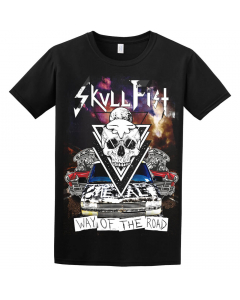 Skull Fist Way Of The Road T-shirt front
