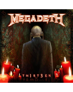 Megadeth album cover Th1rt3en