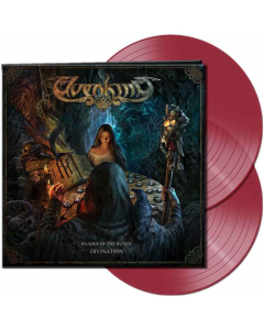 elvenking - reader of the runes - divination - clear red 2-lp