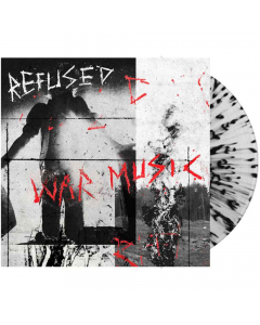refused - war music - clear with black splatter lp