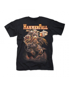 hammerfall one against the world t shirt 