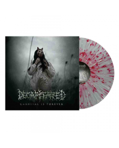 decapitated - carnival is forever - clear white red splatter lp  napalm records