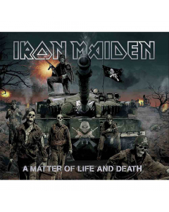 Iron Maiden album cover A Matter Of Life And Death