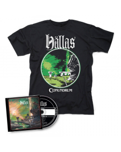 60587 haellas conundrum cd + t-shirt bundle rock
