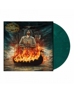 falconer from a dying ember turquoise green marbled vinyl
