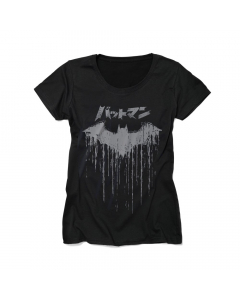 dc batman japanese logo distressed girls shirt