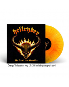 The Devil Is A Gambler - ORANGE RED Splatter Vinyl