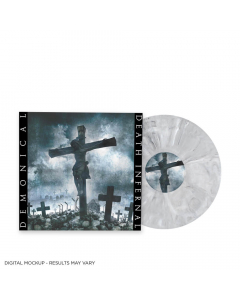 Death Infernal - WHITE GREY BLACK Marbled Vinyl