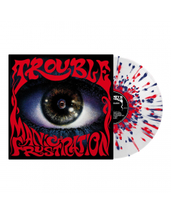 Manic Frustration - CLEAR RED BLUE Splatter Vinyl