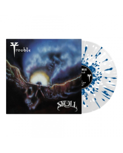 The Skull - CLEAR BLUE WHITE Splatter Vinyl