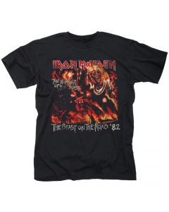Number Of The Beast The Beast On The Road Vintage - T-shirt