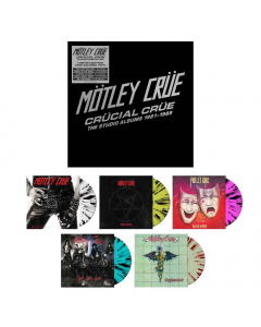 Crücial Crüe - The Studio Albums 1981-1989 Ltd. 5- Vinyl Box Set