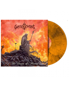 The Dawn Of Flames - ORANGES SCHWARZ Marmoriertes Vinyl