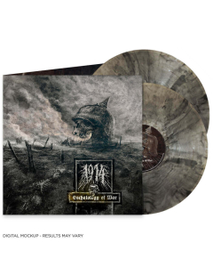 Eschatology of War CRYSTAL CLEAR SILVER BLACK Marbled 2- Vinyl