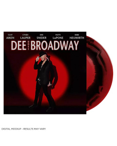 Dee Does Broadway - RED BLACK Swirl Vinyl