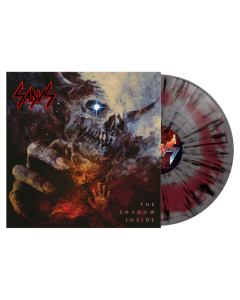 The Shadow Inside - RED SILVER Swirl BLACK Splatter Vinyl