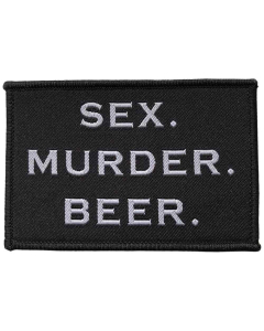 Sex Murder Beer - Patch