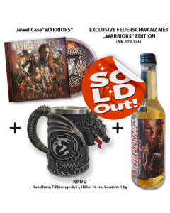 Warriors CD + Exklusiver Feuerschwanz Met + Krug