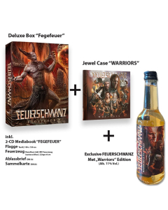 Warriors CD + Exclusive Feuerschwanz Met + Fegefeuer Deluxe Box